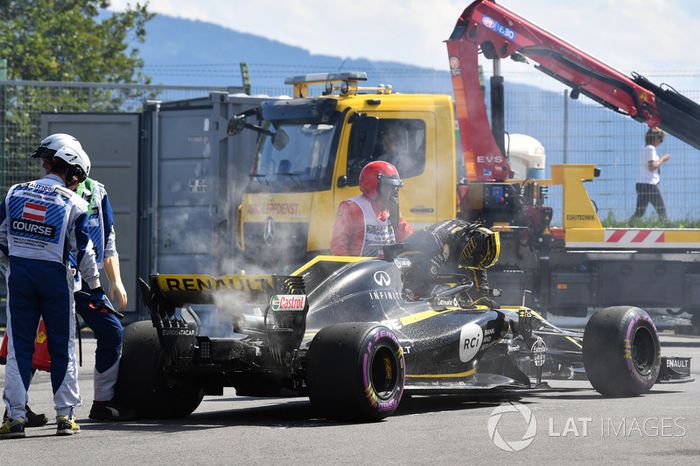 Nico Hulkenberg, Renault Sport F1 Team R.S. 18 retirada