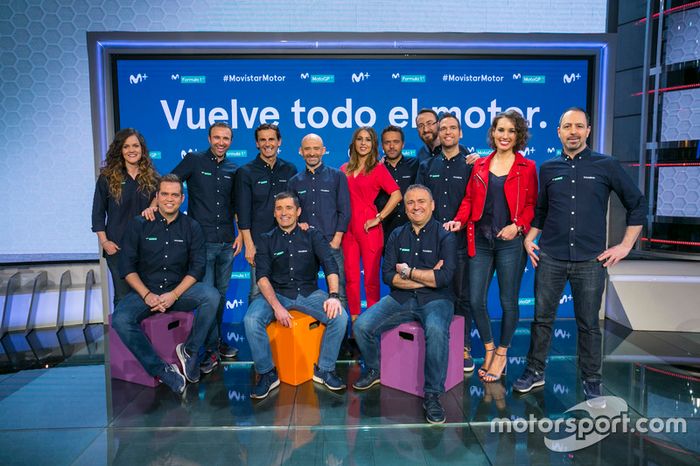 El equipo de F1 de Movistar  