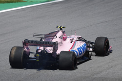 Esteban Ocon, Sahara Force India F1 VJM10 trata de regresar a pista