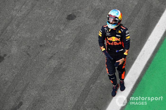 Daniel Ricciardo, Red Bull Racing en parc ferme 