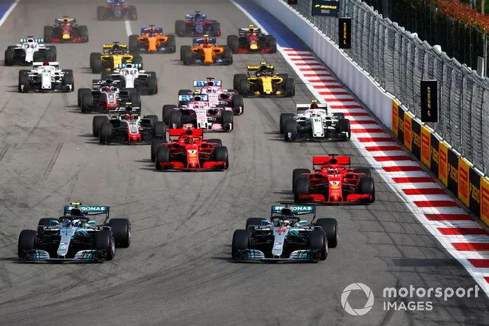 Bottas mantiene posición y Vettel no puede pasar a Hamilton