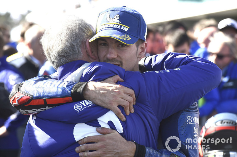 Il vincitore della gara Maverick Viñales, Yamaha Factory Racing, Ramon Forcada, Yamaha Factory Racing
