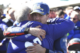 Le vainqueur Maverick Viñales, Yamaha Factory Racing, Ramon Forcada, Yamaha Factory Racing