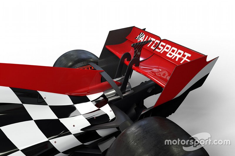 Motorsport Network F1 car mock-up