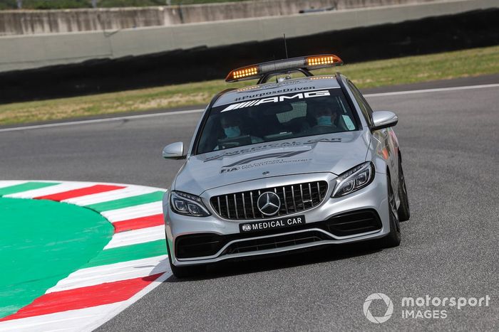 El coche médico en Mugello
