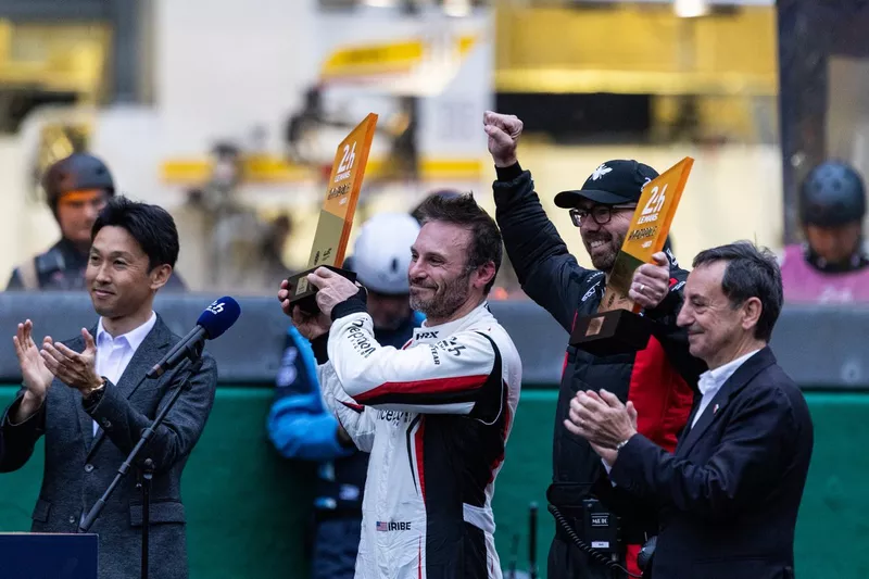 Pole sitter GT3 LM : #70 Inception Racing McLaren 720S LMGT3 Evo : Brendan Iribe