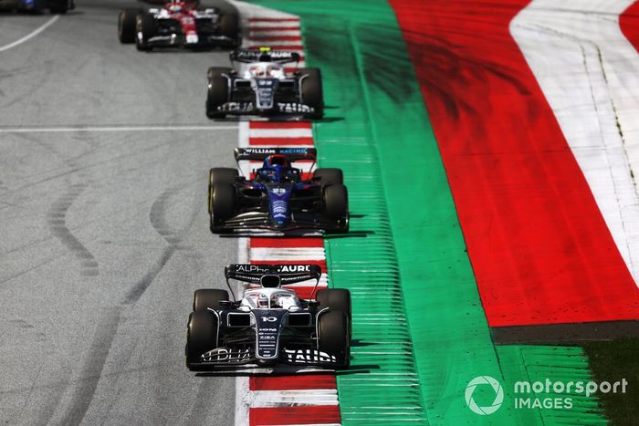 Pierre Gasly, AlphaTauri AT03, Alex Albon, Williams FW44, Yuki Tsunoda, AlphaTauri AT03