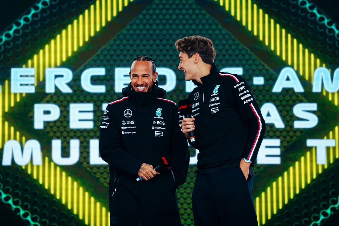 George Russell, Mercedes, Lewis Hamilton, Mercedes 
