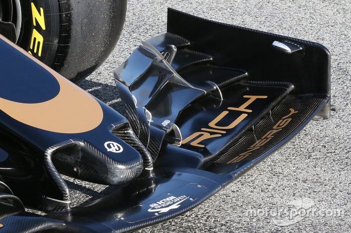 Haas F1 Team, detalle técnico del morro