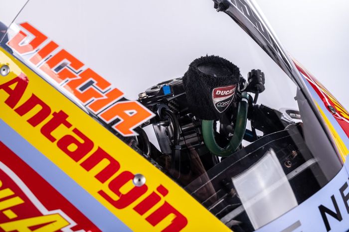 Detalle de la moto de Gresini Racing para 2022