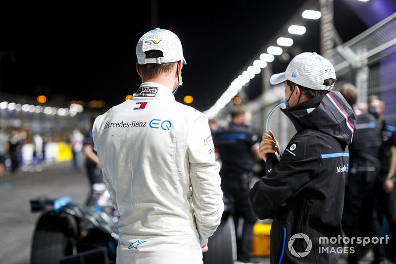 Stoffel Vandoorne, Mercedes-Benz EQ, Nyck de Vries (NLD) Mercedes Benz EQ