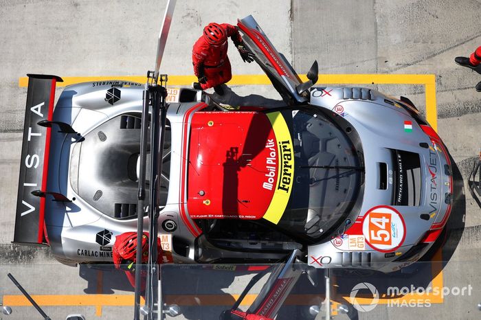 #54 Vista AF Corse Ferrari 296 LMGT3: Thomas Flohr, Francesco Castellacci, Davide Rigon