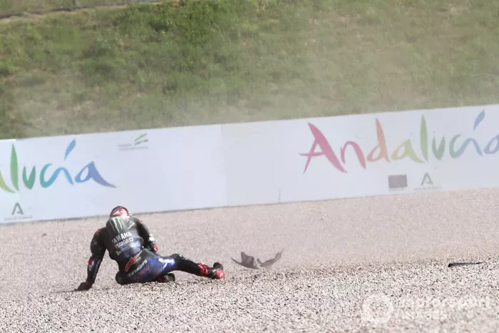 Accidente de Fabio Quartararo, Yamaha Factory Racing