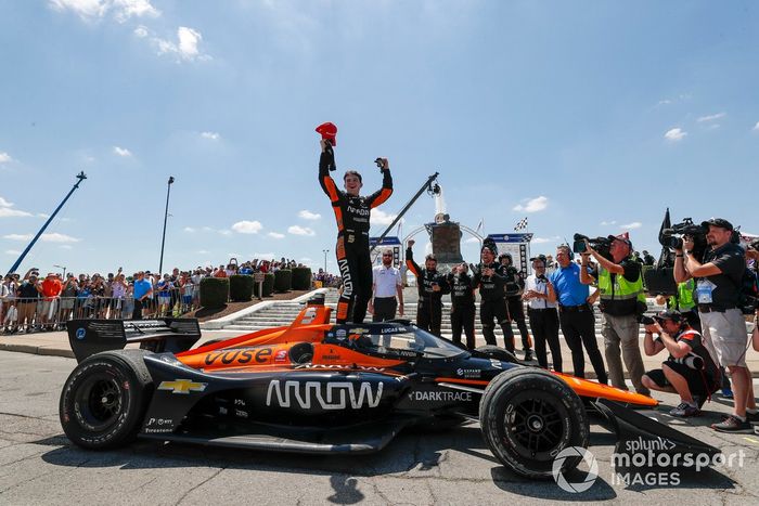 Ganador Patricio O'Ward, Arrow McLaren SP Chevrolet