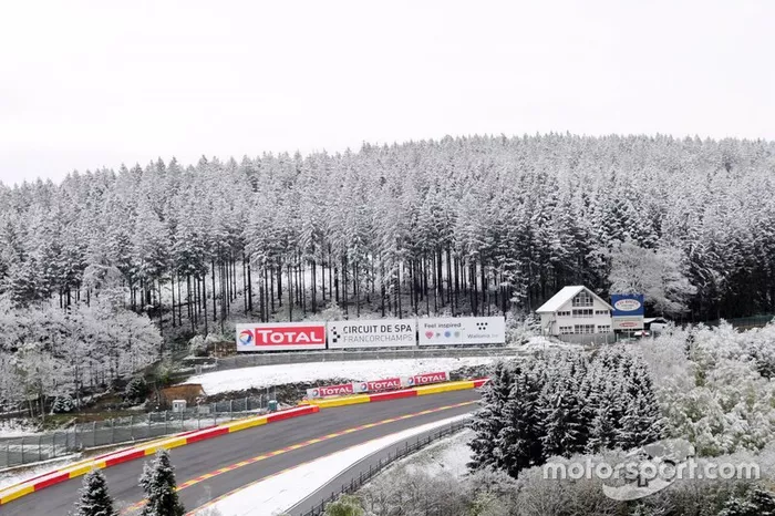 Nieve en Spa-Francorchamps
