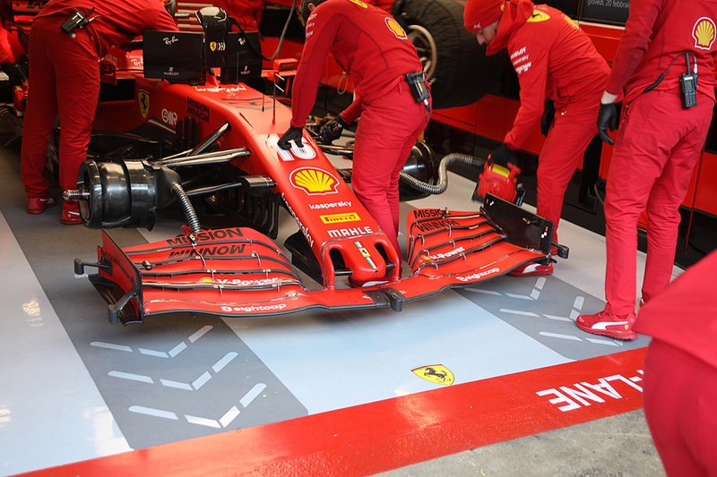 Ferrari SF1000 front wing detail