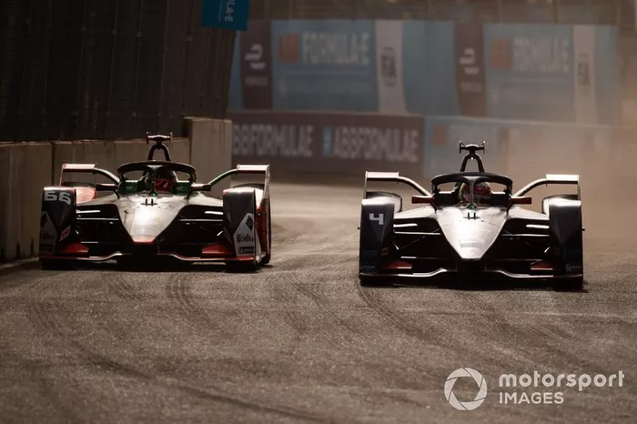 Robin Frijns, Virgin Racing, Audi e-tron FE06 Daniel Abt, Audi Sport ABT Schaeffler, Audi e-tron FE06 