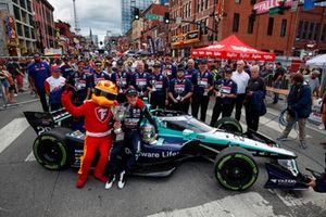 Marcus Ericsson, Andretti Global Honda, ganador del concurso de paradas en boxes 
