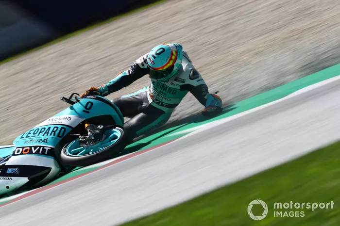 Jaume Masia, Leopard Racing caida