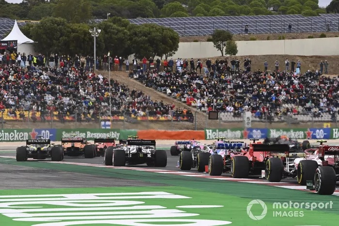 Pierre Gasly, AlphaTauri AT01, Lance Stroll, Racing Point RP20, Sebastian Vettel, Ferrari SF1000,