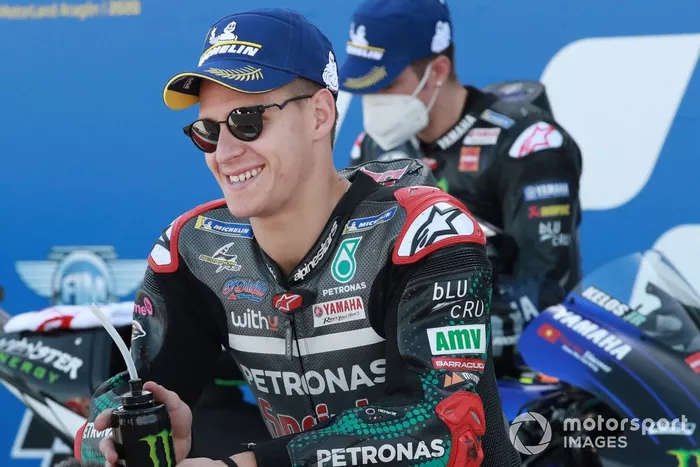 Ganador de la pole Fabio Quartararo, Petronas Yamaha SRT 