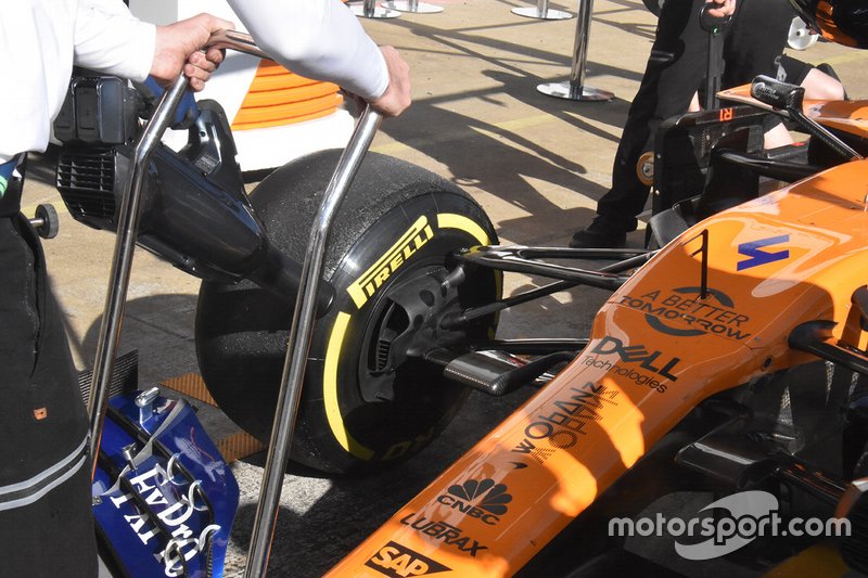 Detalle técnico de McLaren