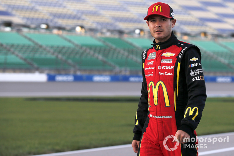 Kyle Larson, Chip Ganassi Racing, Chevrolet Camaro McDonald's Trick. Treat. Win!