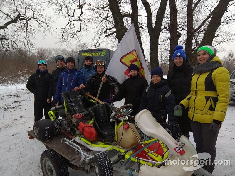 Картингові змагання зимою
