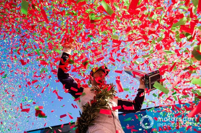 Sam Bird, Envision Virgin Racing celebra su podio