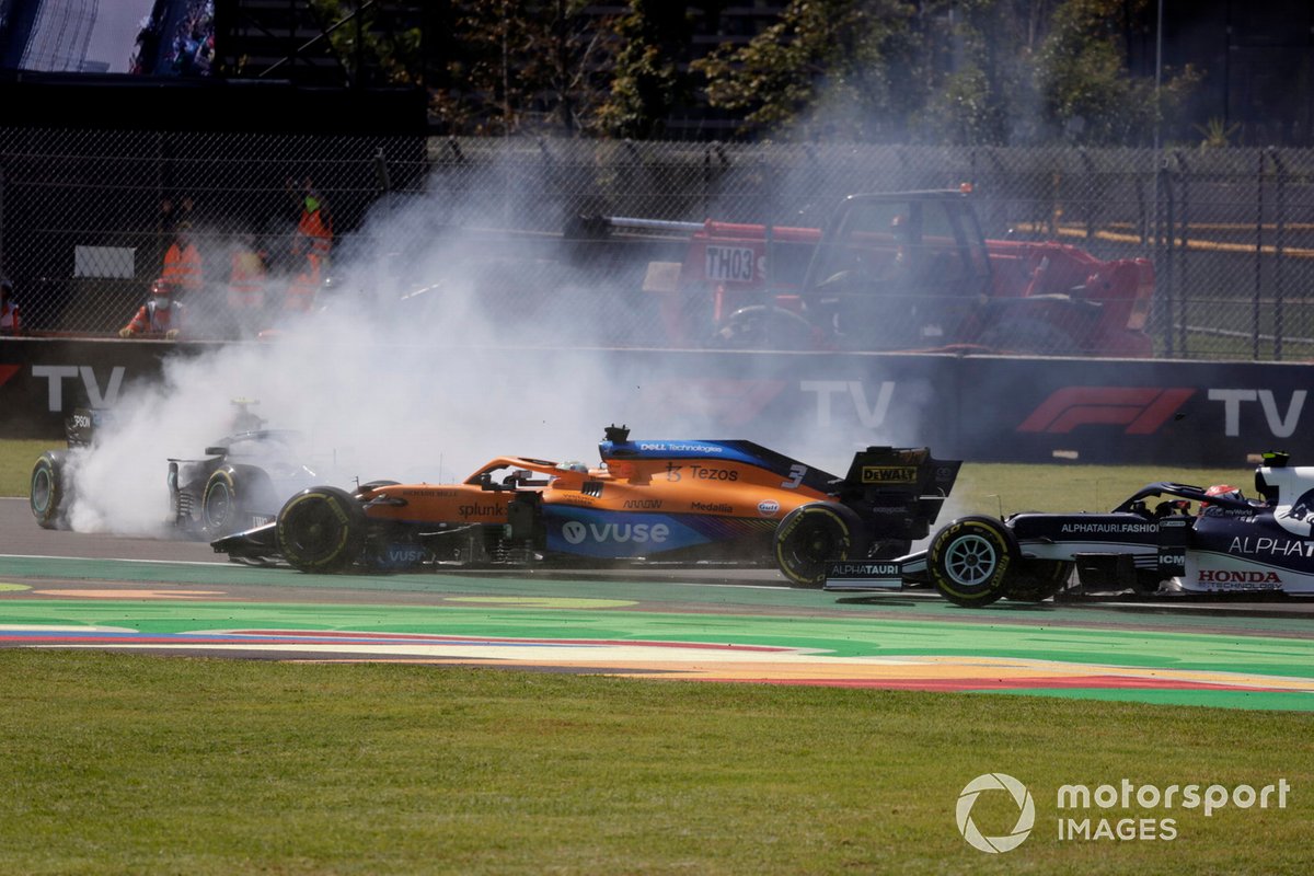 Ricciardo wasn't punished for spinning Bottas at the start