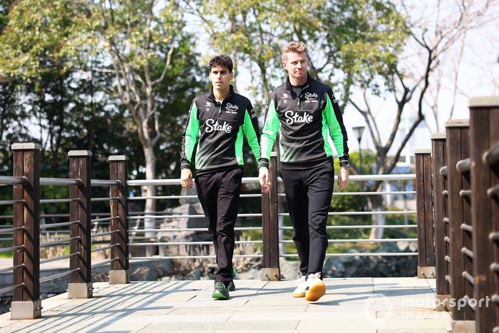 Nico Hulkenberg, Sauber, Gabriel Bortoleto, Sauber