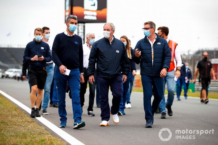 Michael Masi, director de carrera, y Bernd Maylander, Safety Car