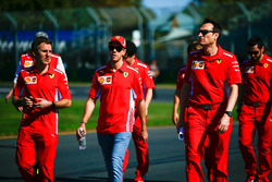 Sebastian Vettel, Ferrari pist yürüyüşü