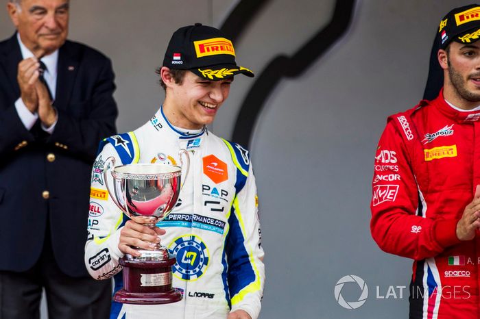Podio: Lando Norris, Carlin