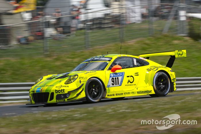 #911 Manthey Racing Porsche 911 GT3 R: Kevin Estre, Romain Dumas, Laurens Vanthoor, Earl Bamber
