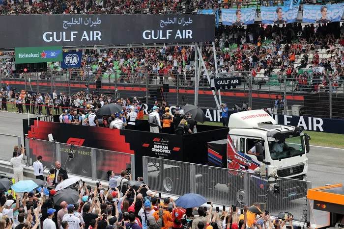 The pilots parade