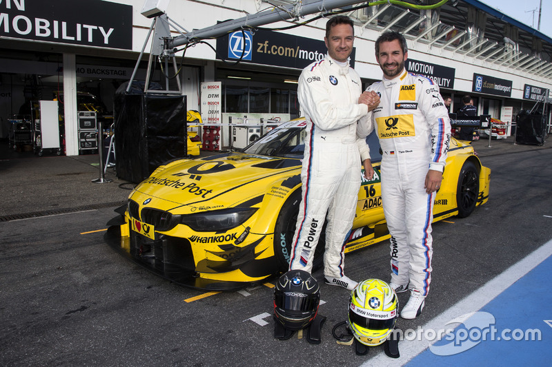 Тімо Шайдер та Тімо Глок, BMW Team RMG, BMW M4 DTM