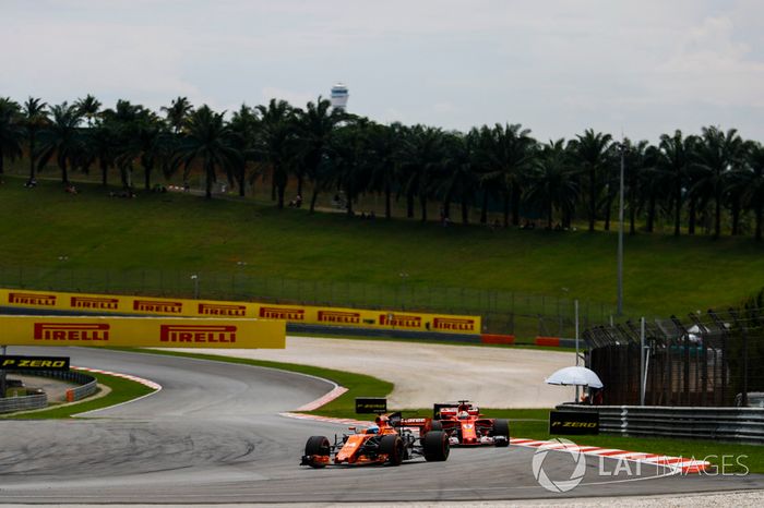 Fernando Alonso, McLaren MCL32, Stoffel Vandoorne, McLaren MCL32