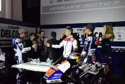 Jorge Martín, Gresini Racing Team and Fabio Di Giannantonio, Gresini Racing Team with Fausto Gresini