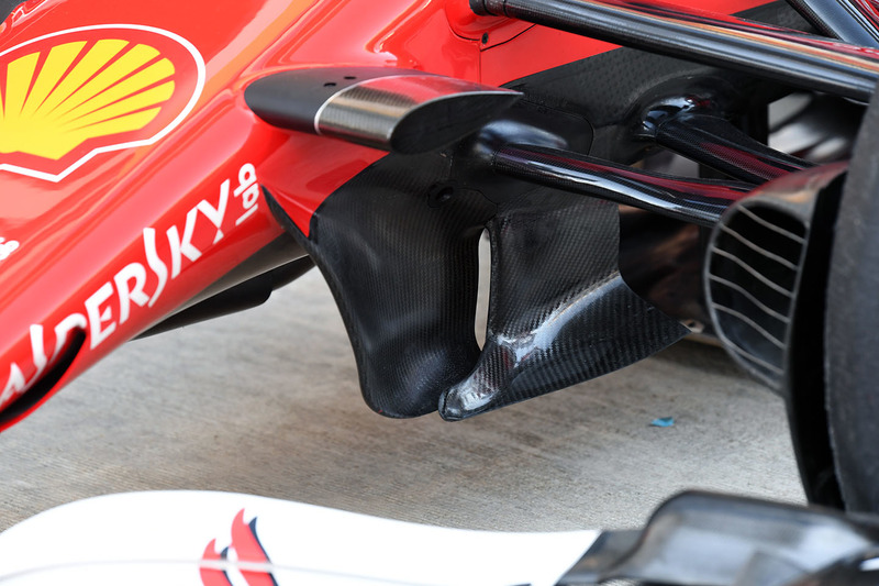 Ferrari SF70H, detalle aerodinámico