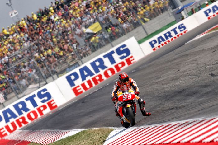 Marc Marquez, líder do campeonato, chegou em quarto.