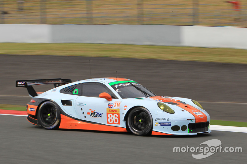 #86 Gulf Racing, Porsche 911 RSR: Michael Wainwright, Adam Carroll, Ben Barker