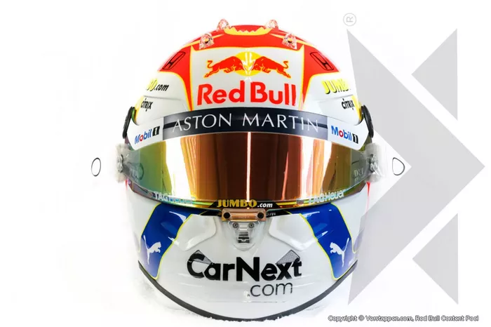 Casco de Max Verstappen, Red Bull Racing