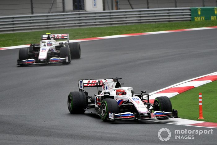 Nikita Mazepin, Haas VF-21, Mick Schumacher, Haas VF-21