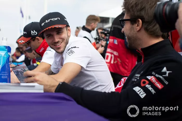 Daniel Abt, Audi Sport ABT Schaeffler, Antonio Felix da Costa, DS Techeetah alla sessione autografi