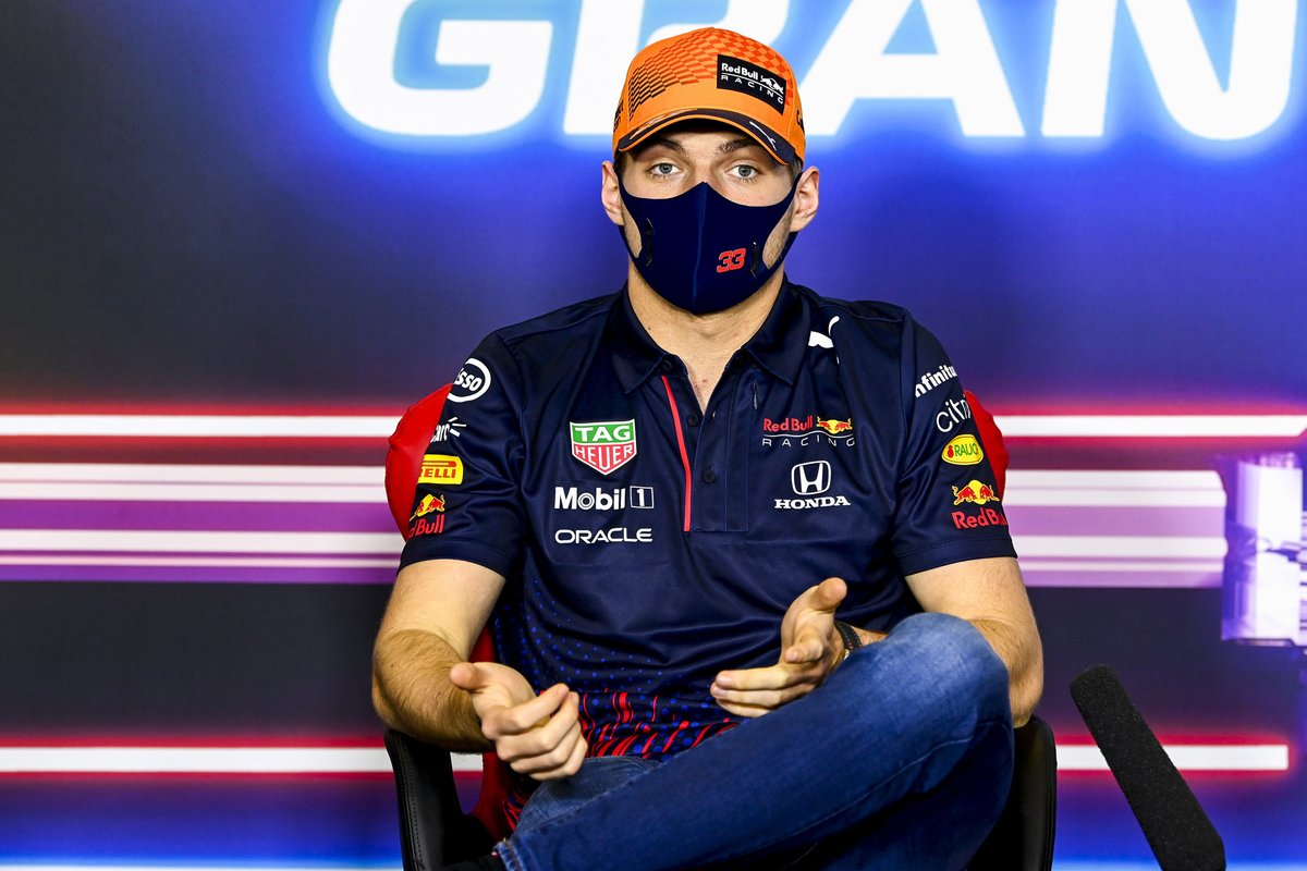 Max Verstappen, Red Bull Racing in the Press Conference 