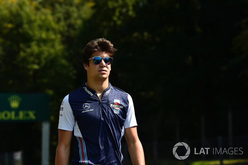 Lance Stroll, Williams Racing walks the track