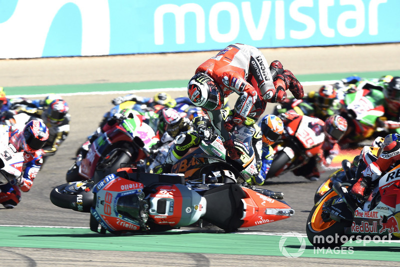 Startunfall von Jorge Lorenzo