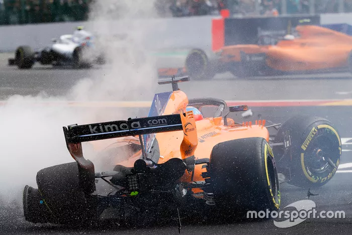 Accidente de Fernando Alonso, McLaren MCL33 