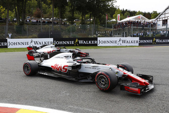 Romain Grosjean, Haas F1 Team VF-18, Kevin Magnussen, Haas F1 Team VF-18